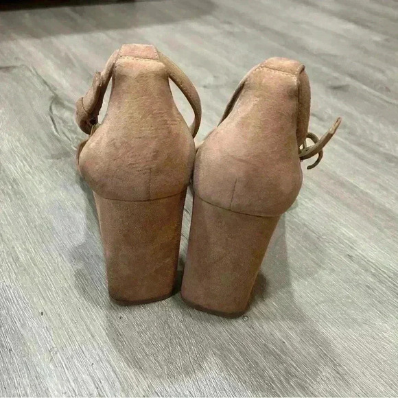 Naturalizer Joy Dress Sandal Leather Suede Heels - Picture 4 of 7
